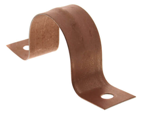Copper tube strap